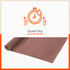 Vega Multipurpose Diamond Texture Shelf Liner | Coffee Brown ( 45cm X 150cm 380 GSM)
